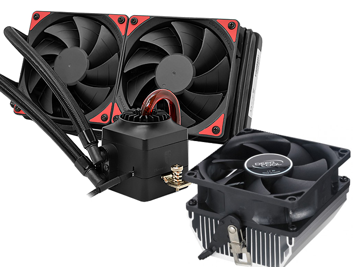 Изображение процессора и охлаждения